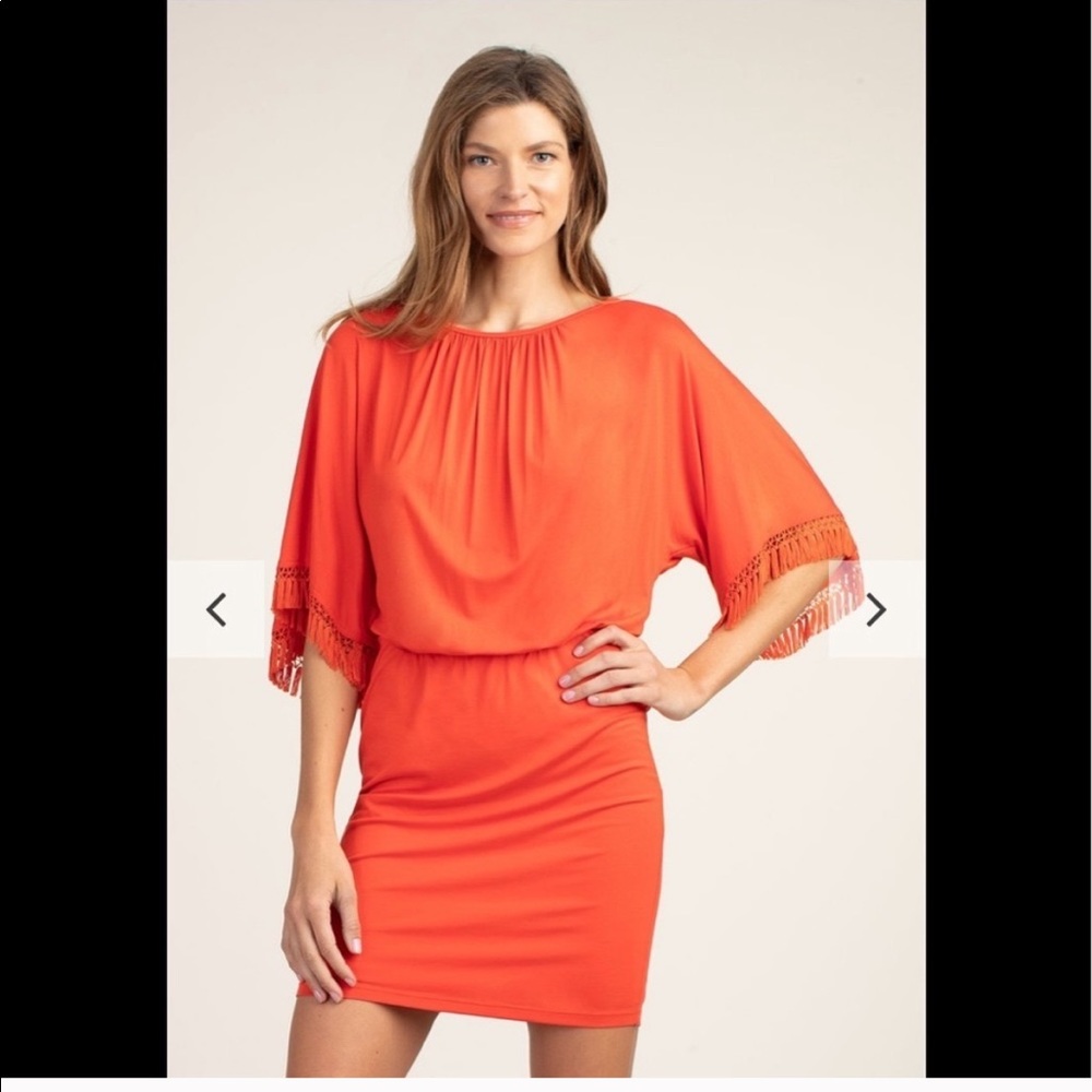 Trina Turk Bird of Paradise Tunic Kimono Dress